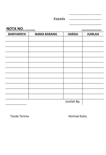 8. Nota Kontan