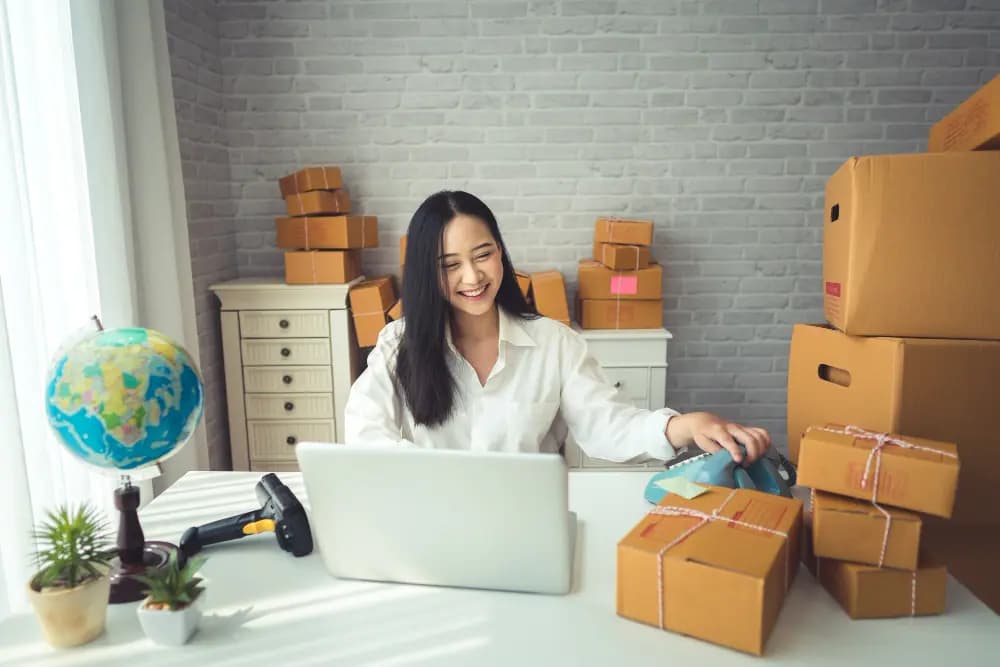1. Memisahkan Barang Sesuai Alamat Tujuan